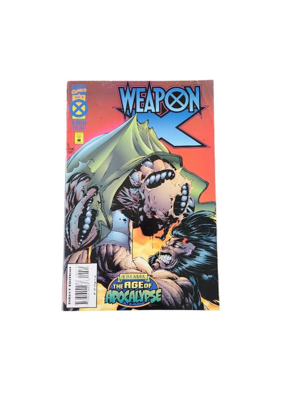 Marvel Weapon X #4 1995 Comic Book Collector Bagged Boarded